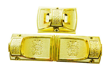 ذهبية اللون Casket الأجهزة C008 / ركن اكسسوارات التابوت مع شريط الصلب