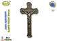 الصليب كروكس و الصليب مع يسوع في zamac 40 * 16 سنتيمتر D026A العتيقة برونزية اللون زاماك نعش الديكور