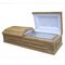 CIQ شهادة نعش جنازة / الصناديق الخشبية مع بطانة وبطانة الغطاء
