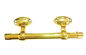 بيضة تصميم إيطاليا زاماك مقبض التابوت المعدني شريط تابوت الأجهزة H024 الحجم 25 * 10 سم الذهب