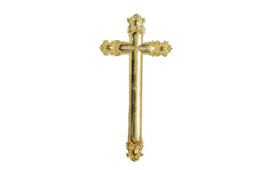 لون ذهبى Cross and Crucifix جنازة الزخرفة DP021