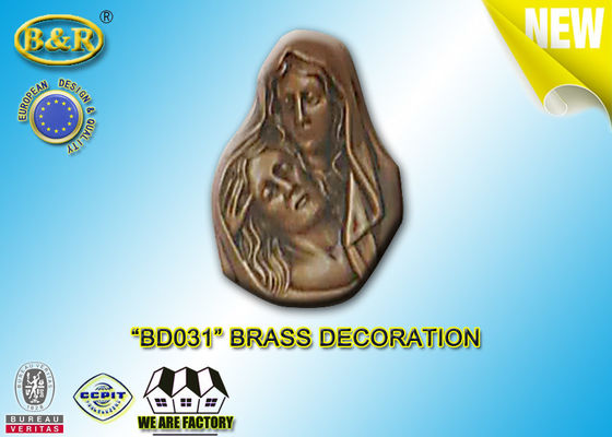جودة  No . BD031 Brass Decoration Bronze Madonna Funera Size 13×17.5 Cm Material Copper Alloy مصنع