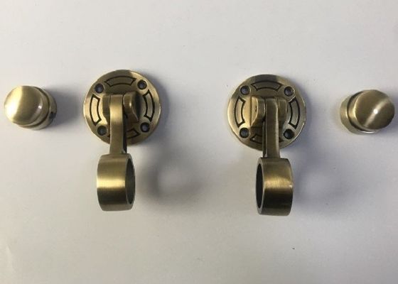 جودة  Luxury Zinc Alloy Casket Handle H058 / Coffin Accessories Handles Diameter 3 Cm مصنع