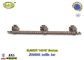 المرجع لا H016 المعدن التابوت بار الزنك طويلة شريط إيطاليا تصميم التابوت تركيبات 1 متر طويل 3 قواعد
