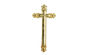 لون ذهبى Cross and Crucifix جنازة الزخرفة DP021